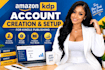 create amazon KDP account and setup for kindle publishing