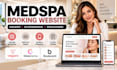 high converting medspa booking website vagaro glossgenius boulevard website