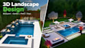 design your backyard, front yard, pool, patio and garden with 3d rendering