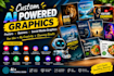 design custom ai posters, banners, social media graphics at a discounted price
