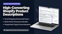 write high converting shopify SEO product descriptions