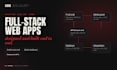design and develop a full stack website with backend and admin panel