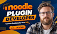 develop custom moodle plugins, apis, themes, and integrations