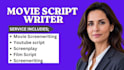 do movie script writing, script writing youtube, screenwriting, screenplay