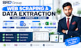 do web scraping and data extraction from any website