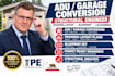 adu garage conversion structural engineer framing layout blueprint california