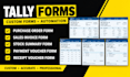 setup tally form, jotform, typeform, google form, automation, and quiz surveys