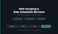 do custom web scraping, data extraction and web crawling with python