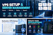 setup your vps server and host or migrate your website
