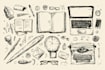 draw doodle illustration, objects, icons for your business