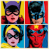 create unique comic style superhero pop art