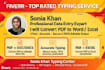 do data entry and typing work accurately