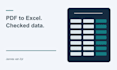 extract PDF tables to excel with validation and source references