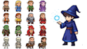 pixel art tlleset pixel animation nsfw 2d pixel art rpg character sprite sheet