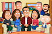 draw you as a high quality family guy character illustration