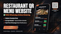 design restaurant qr menu website with online ordering