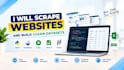 scrape websites and build clean datasets