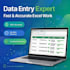 do accurate data entry copy paste web research and excel work fast