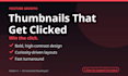 design a bold youtube thumbnail that gets the click