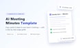 design your generative ai meeting minutes and knowledge sharing template