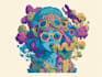 create psychedelic trippy illustration