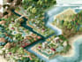 draw a unique vector or isometric map