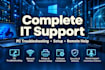 give remote IT support and troubleshooting