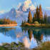 paint a custom landscape in oil with free shipping