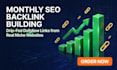 monthly SEO backlinks with drip feed link building