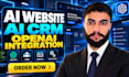 build ai website with ai CRM and openai integration