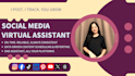social media virtual assistant scheduling content calendar reports