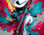 design a beautiful abstract background in high resolution