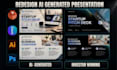 redesign ai generated presentation edit ai presentation business pitch deck