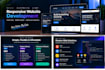 build a responsive HTML CSS javascript website