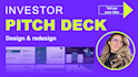 design a professional investor pitch deck