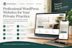 design a professional website for your private practice