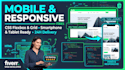 fix HTML, CSS, javascript, and responsive layout bugs within 24 hours