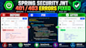 fix java spring boot bugs, rest API