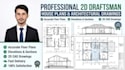create professional 2d autocad drawing and estimation