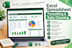 format clean and professionally design your excelspreadsheet