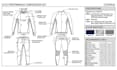 fashion techpack clothing techpack garment illustration technical flats