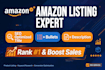 be your expert amazon VA for product hunting and listing optimization
