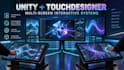 build a custom unity multi screen launcher and touchscreen system