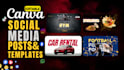 create custom and editable canva social media post design