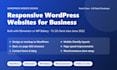 design a responsive wordpress website using elementor or wp bakery