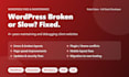 fix wordpress errors and bugs and improve website speed