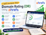 increase domain rating dr 60 ahref