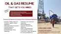 create resume for oil and gas engineers