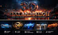 create cinematic 3d title and text animations for your videos