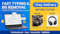 do fast typing, image to text, and background removel
